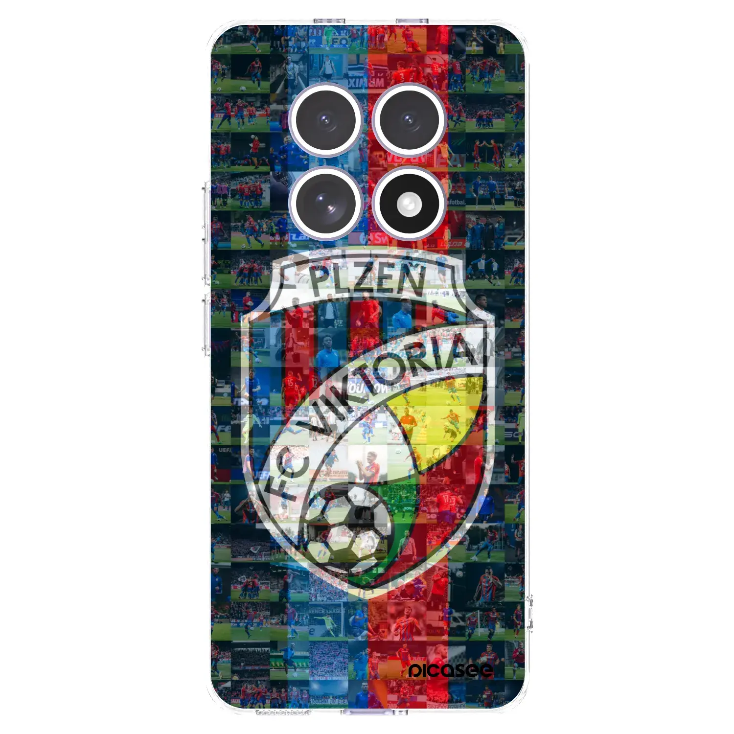 Silikonový průhledný obal pro Xiaomi Redmi Note 15 4G - FC Viktoria Plzeň A