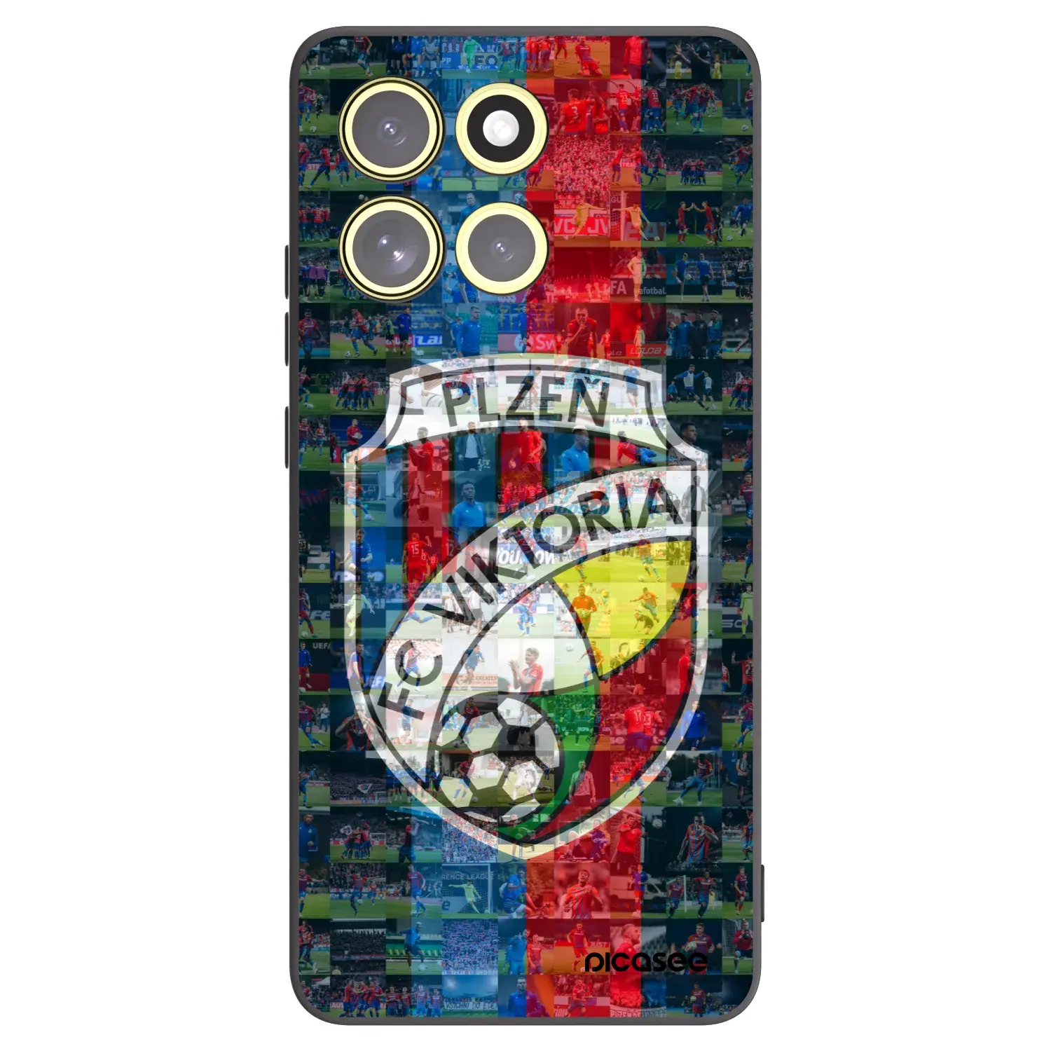 Silikonový černý obal pro Motorola Moto G86 Power 5G - FC Viktoria Plzeň A