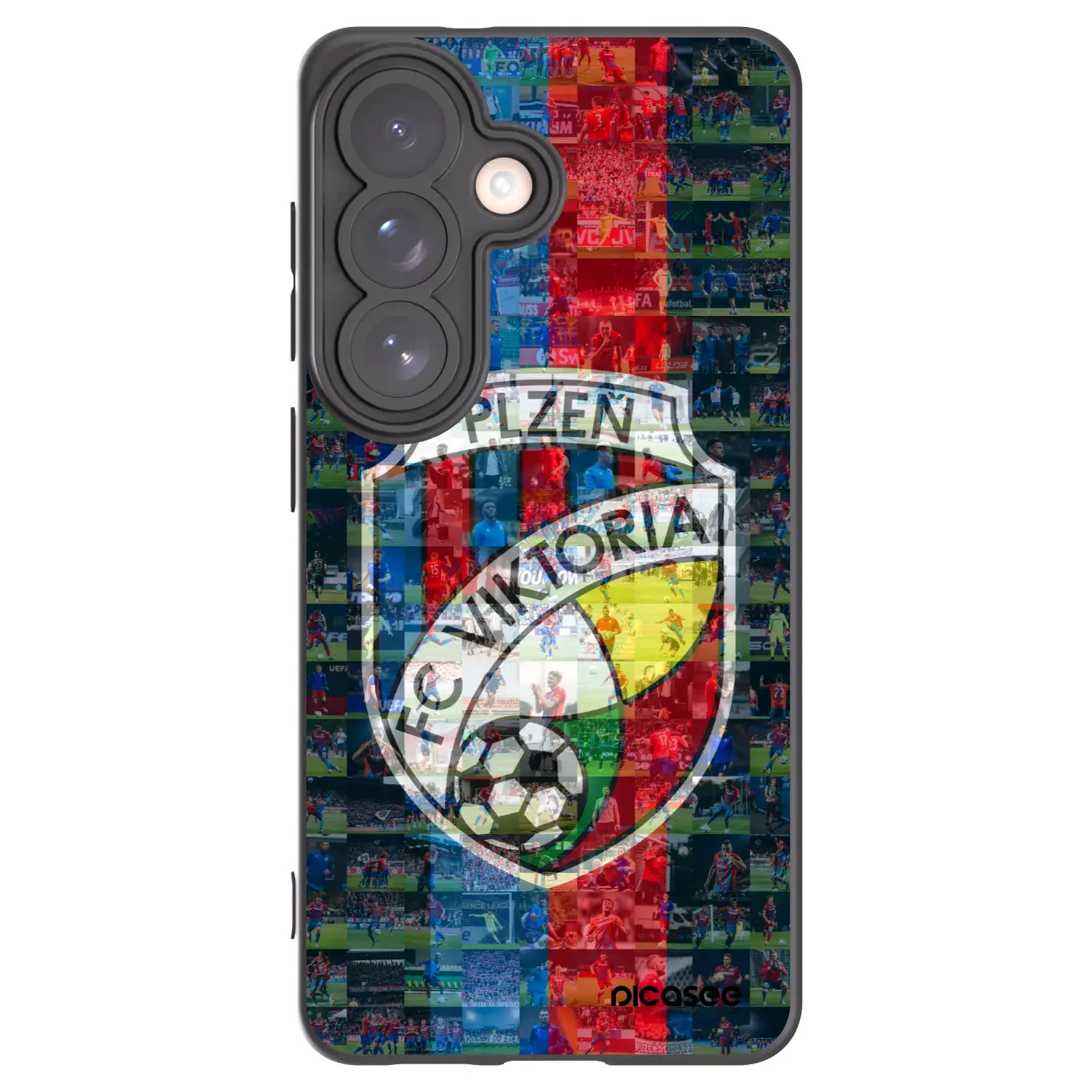 Silikonový černý obal pro Samsung Galaxy S26 - FC Viktoria Plzeň A