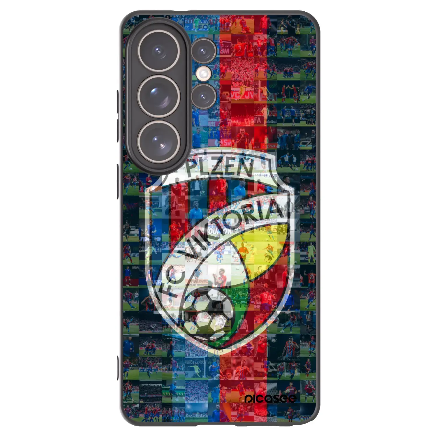 Silikonový černý obal pro Samsung Galaxy S26 Ultra - FC Viktoria Plzeň A
