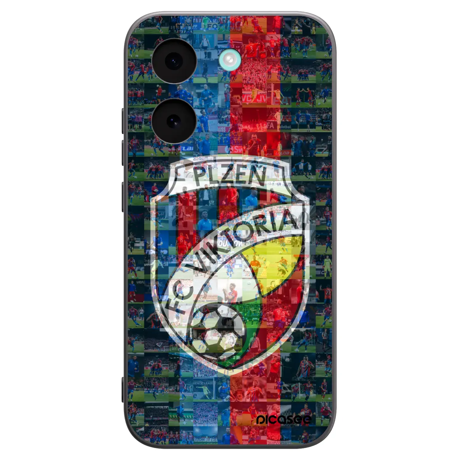 Silikonový černý obal pro Xiaomi Poco X8 Pro - FC Viktoria Plzeň A