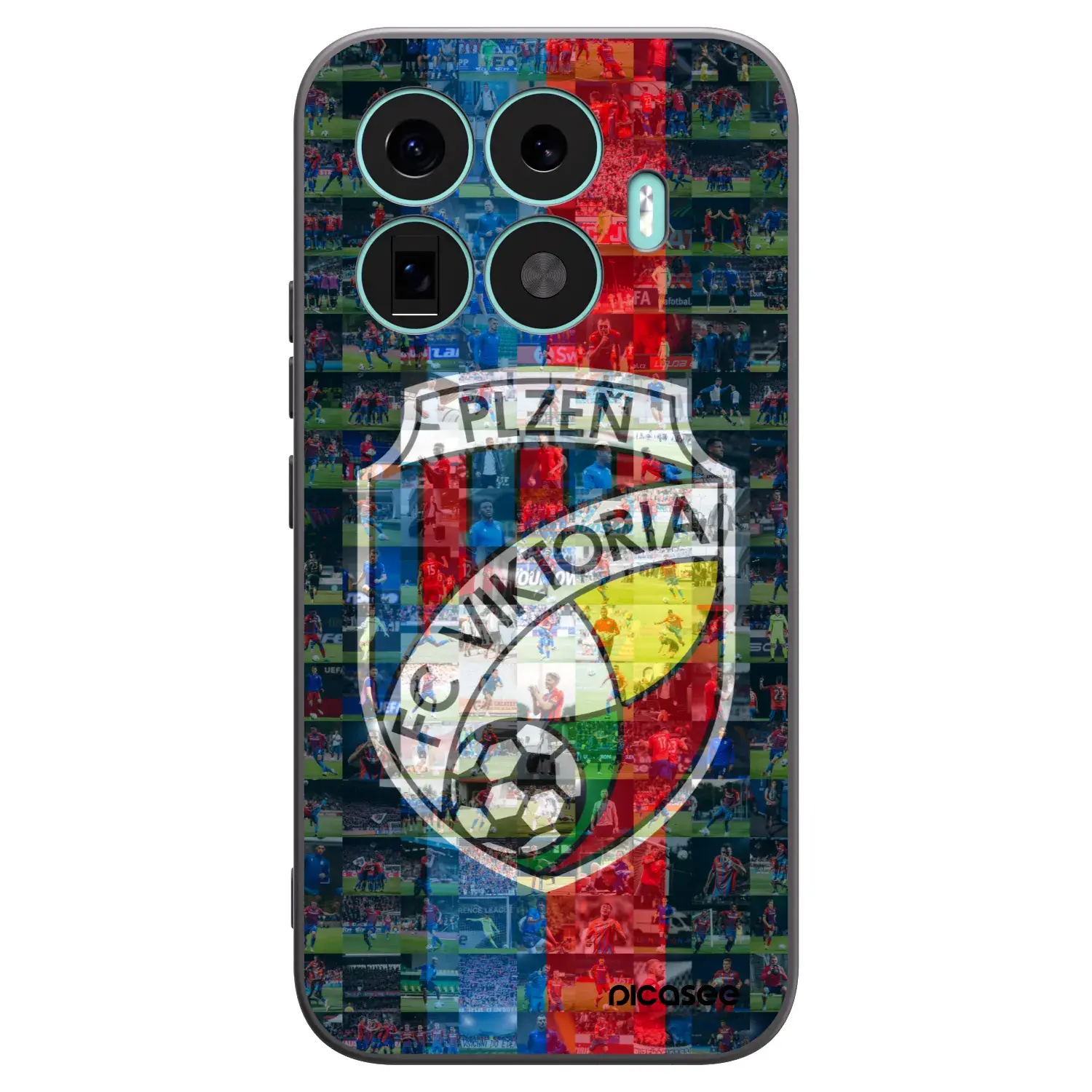 Silikonový černý obal pro Xiaomi 17T - FC Viktoria Plzeň A