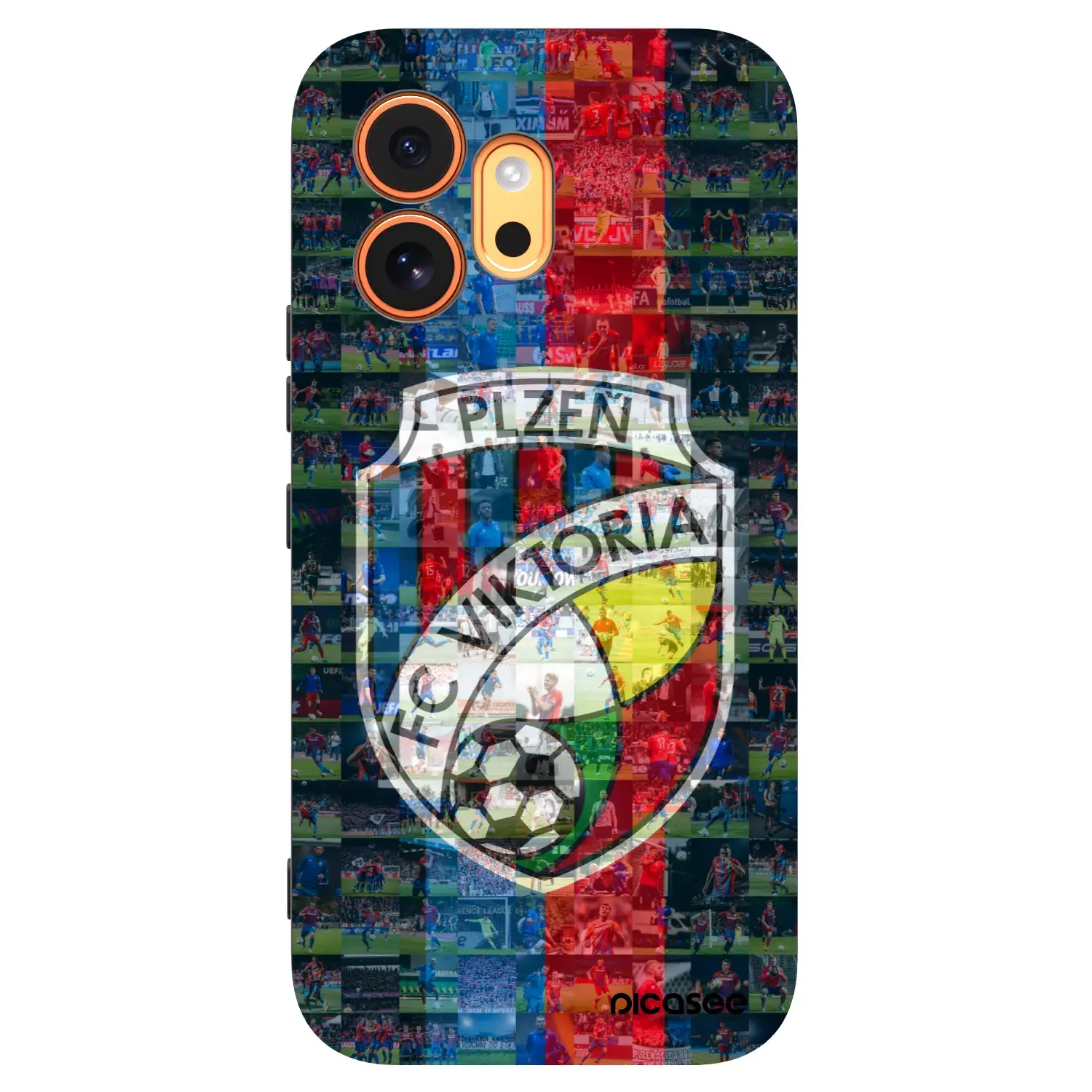 Silikonový černý obal pro Honor 600 - FC Viktoria Plzeň A