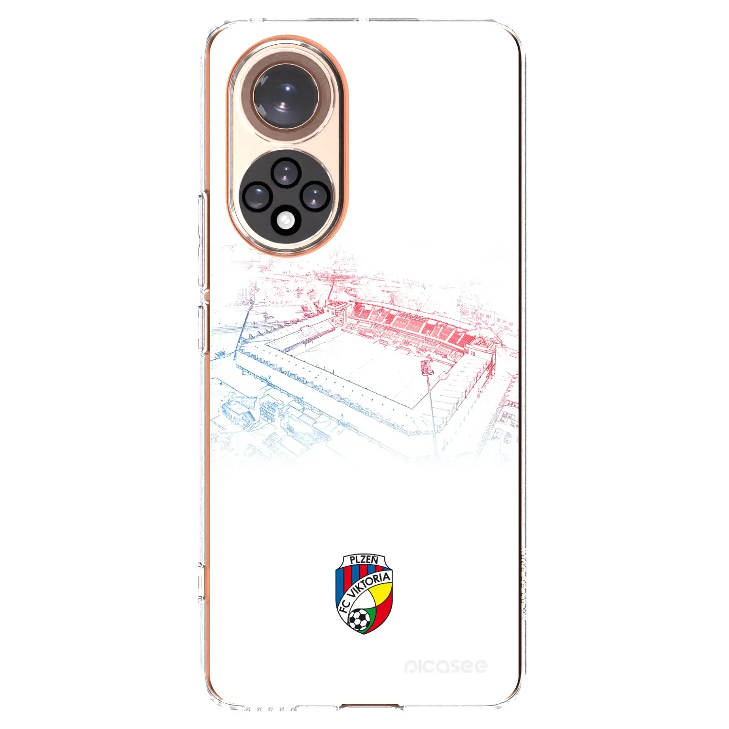 Silikonový průhledný obal pro Huawei Nova 9 - FC Viktoria Plzeň C