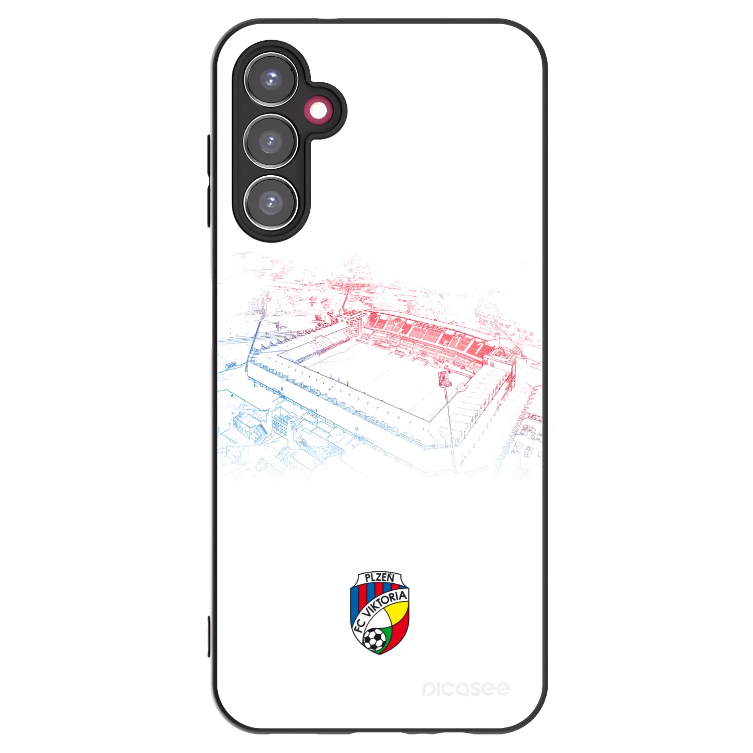 Silikonový černý obal pro Samsung Galaxy A14 5G A146P - FC Viktoria Plzeň C