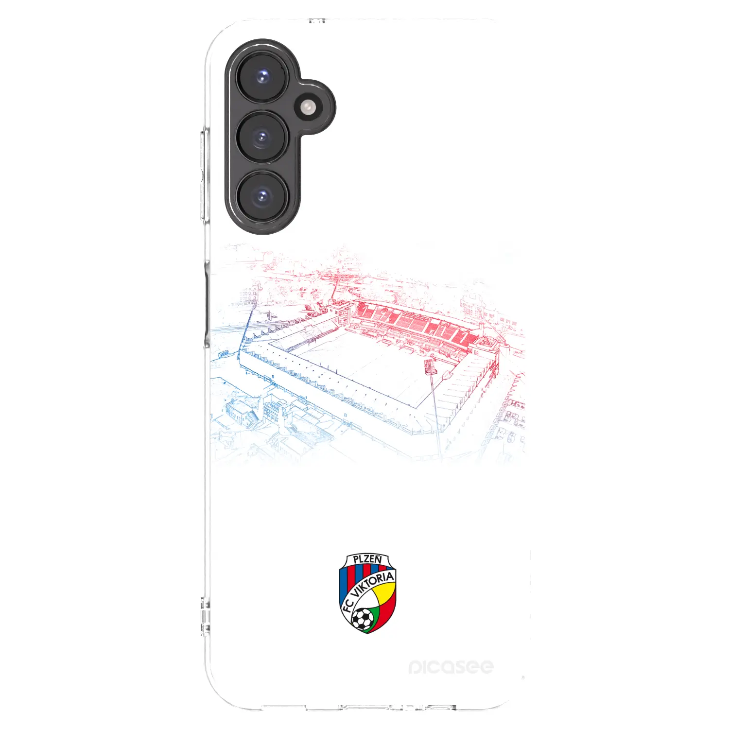 Silikonový průhledný obal pro Samsung Galaxy A14 5G A146P - FC Viktoria Plzeň C