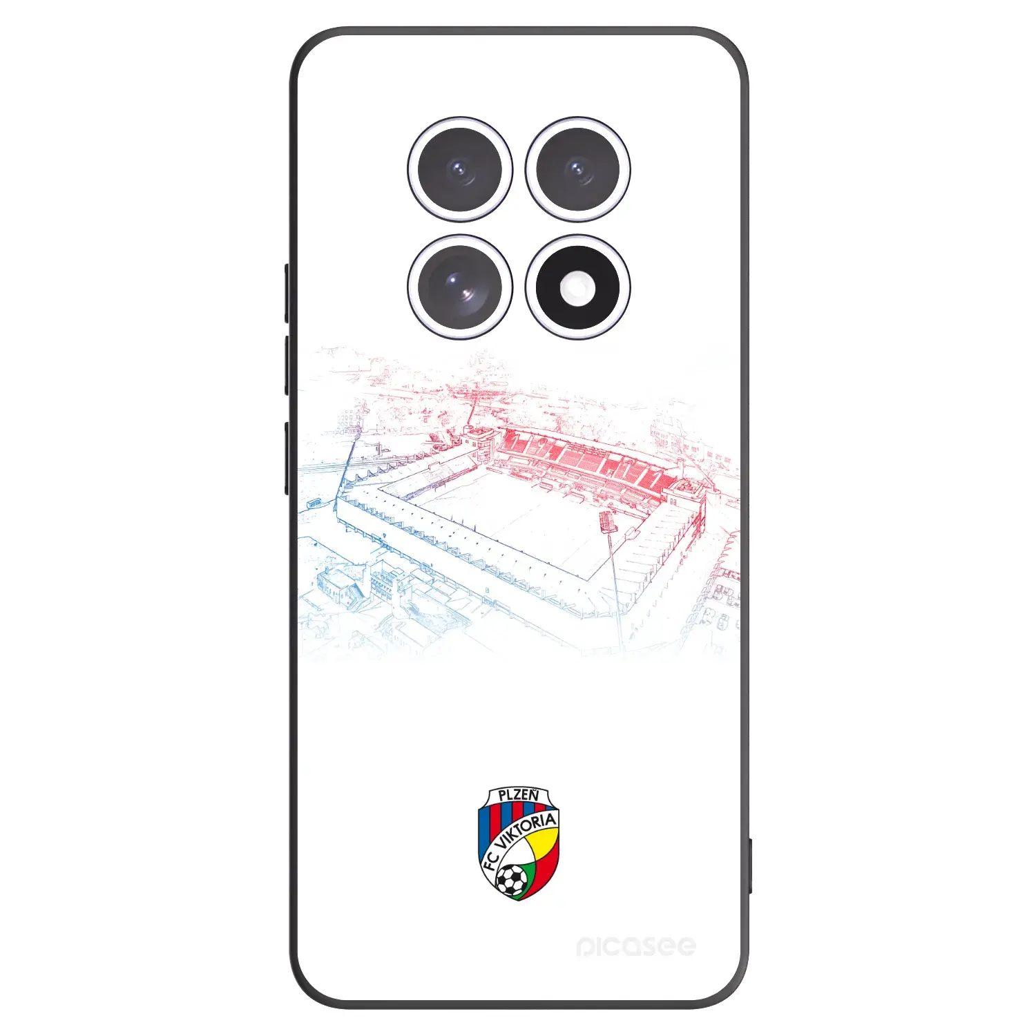 Silikonový černý obal pro Xiaomi Redmi Note 15 4G - FC Viktoria Plzeň C