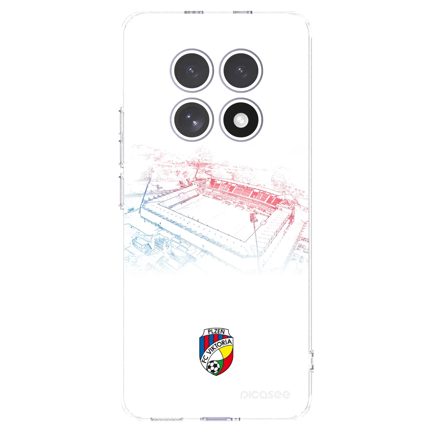 Silikonový průhledný obal pro Xiaomi Redmi Note 15 4G - FC Viktoria Plzeň C