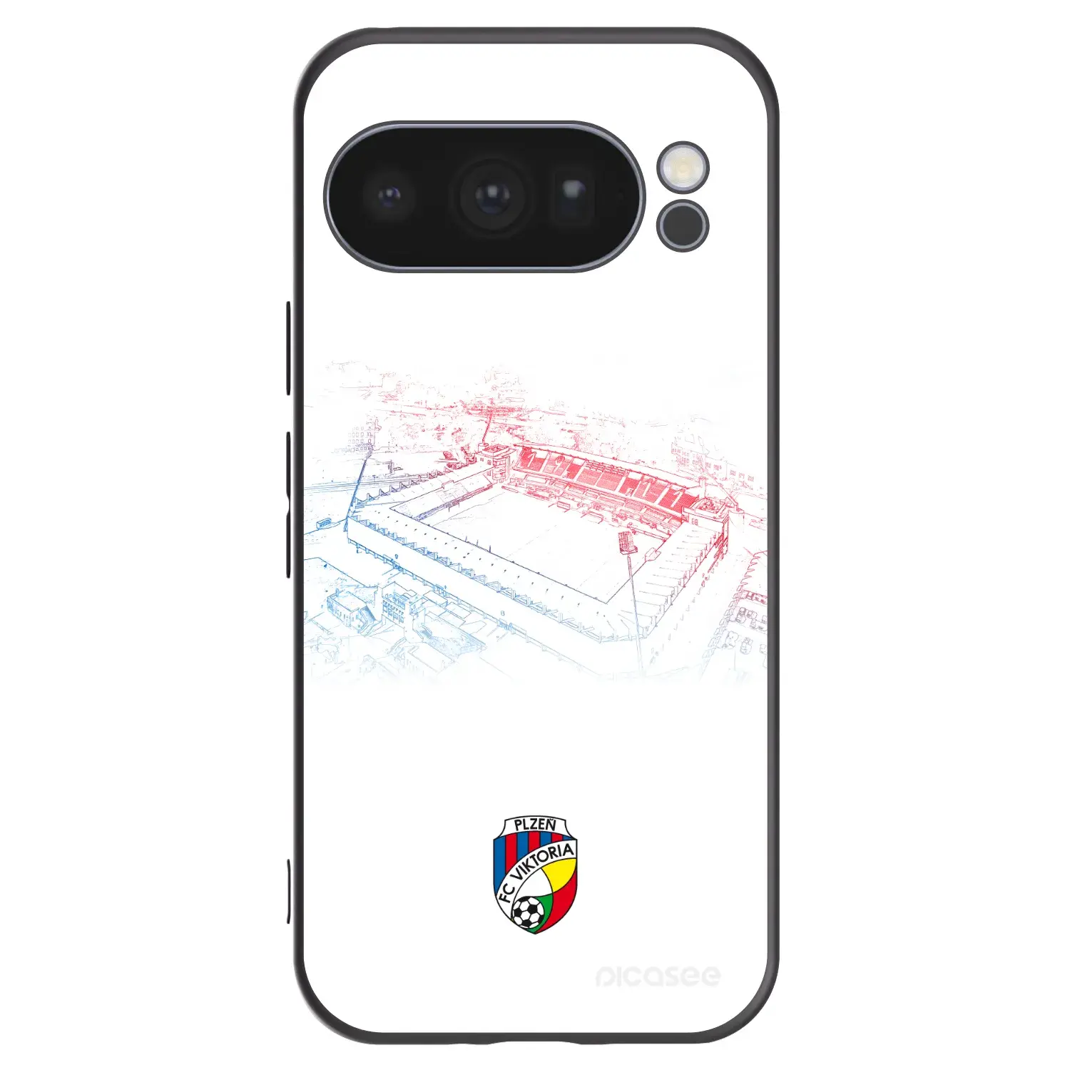 Silikonový černý obal pro Google Pixel 10 Pro - FC Viktoria Plzeň C