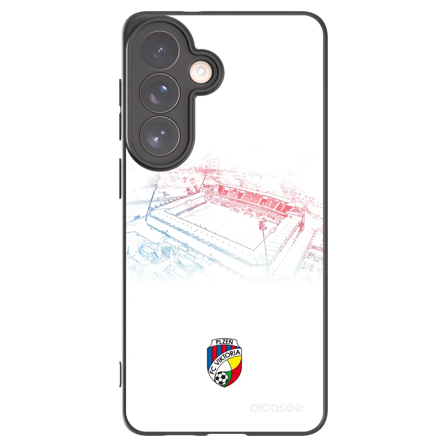 Silikonový černý obal pro Samsung Galaxy S26+ - FC Viktoria Plzeň C