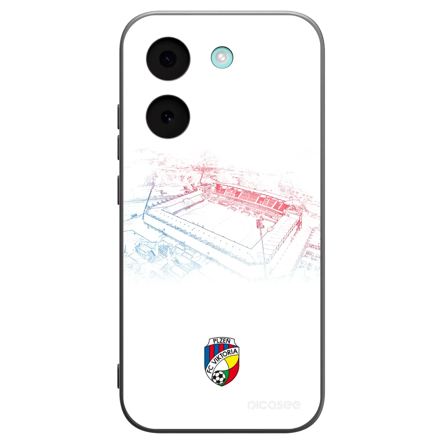Silikonový černý obal pro Xiaomi Poco X8 Pro - FC Viktoria Plzeň C