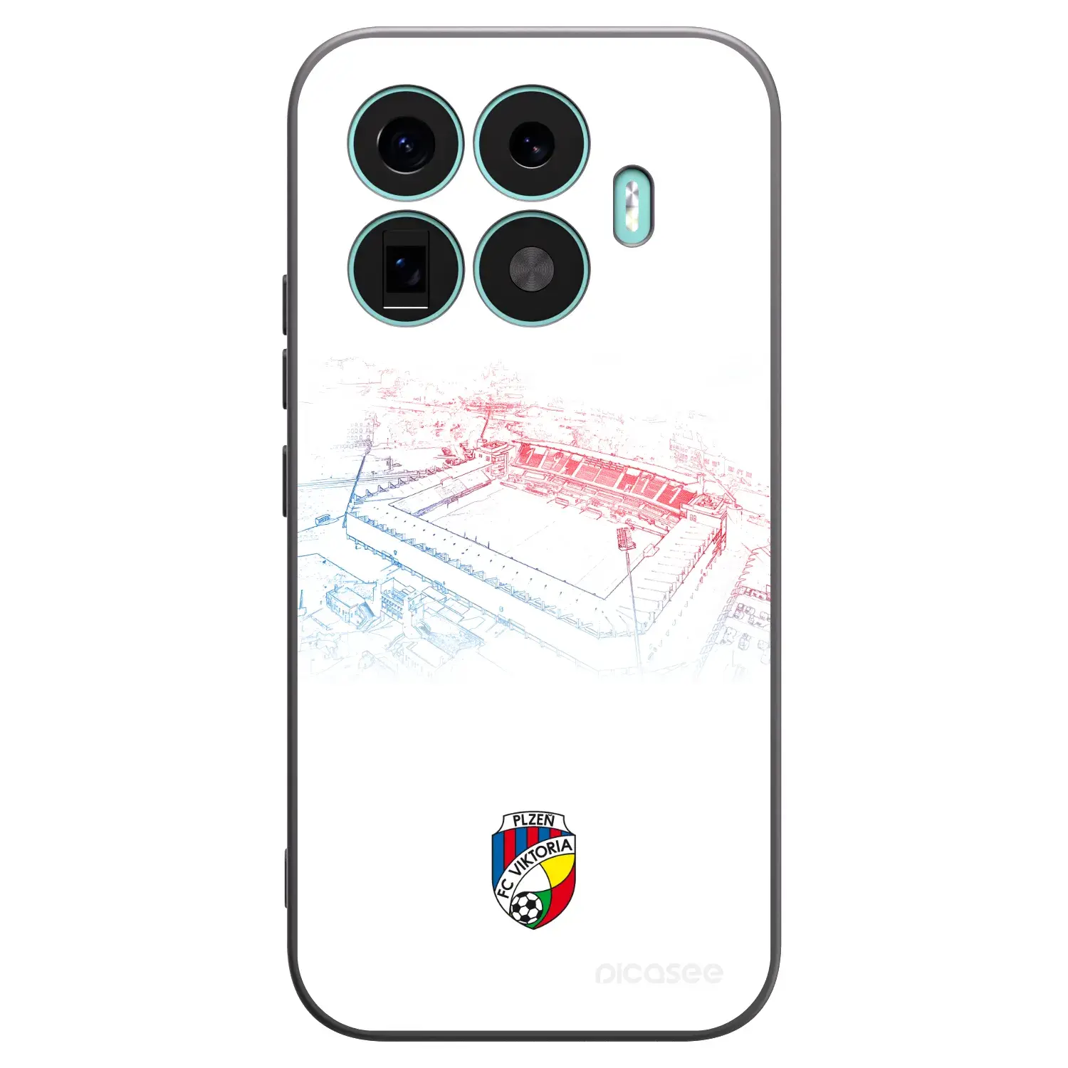 Silikonový černý obal pro Xiaomi 17T - FC Viktoria Plzeň C