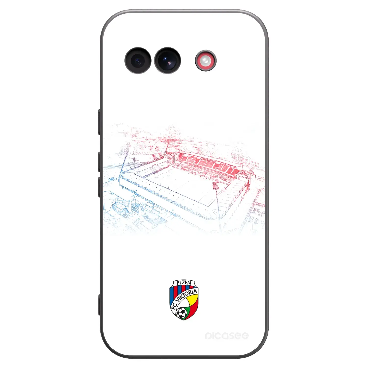 Silikonový černý obal pro Google Pixel 10a - FC Viktoria Plzeň C