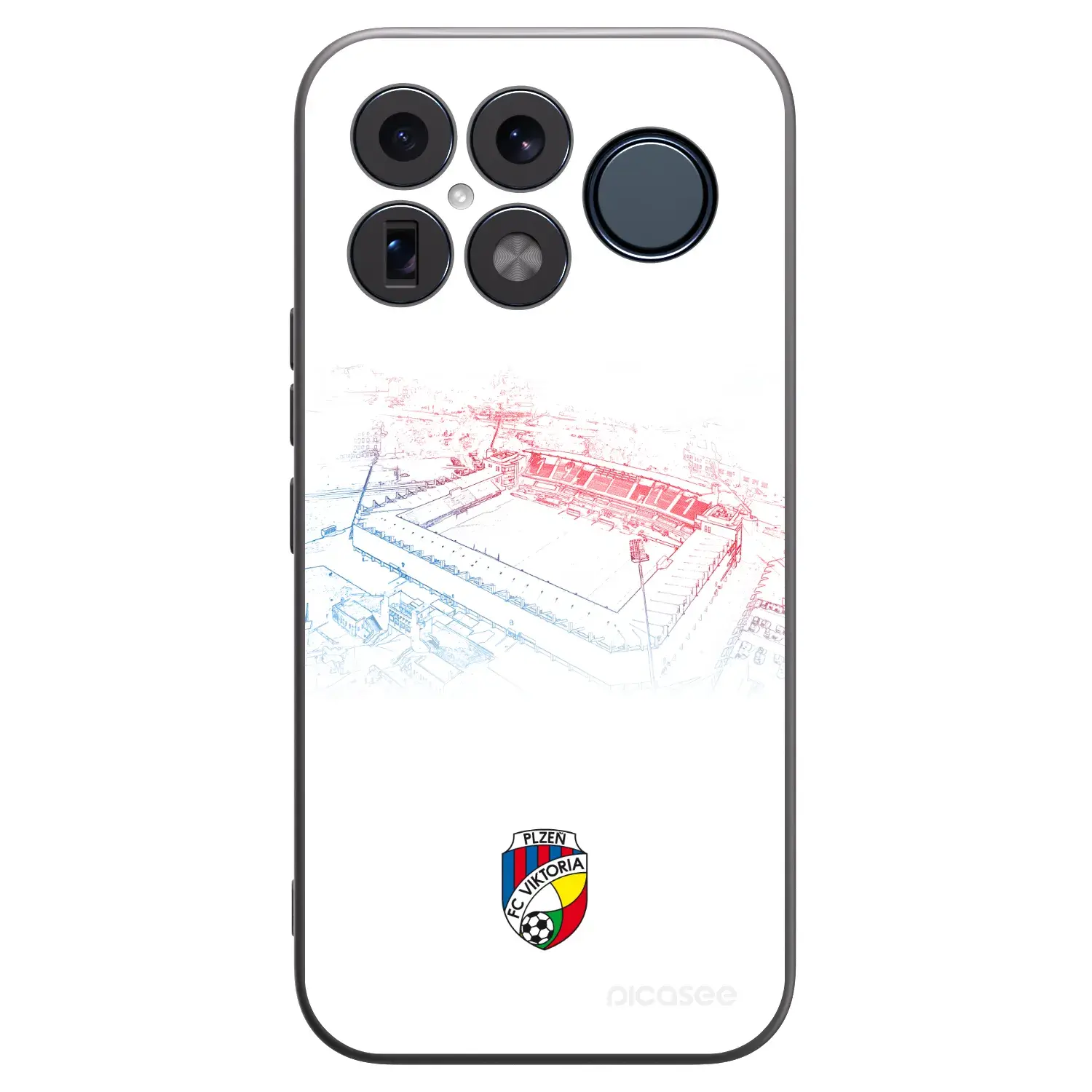 Silikonový černý obal pro Xiaomi Poco F8 Ultra - FC Viktoria Plzeň C