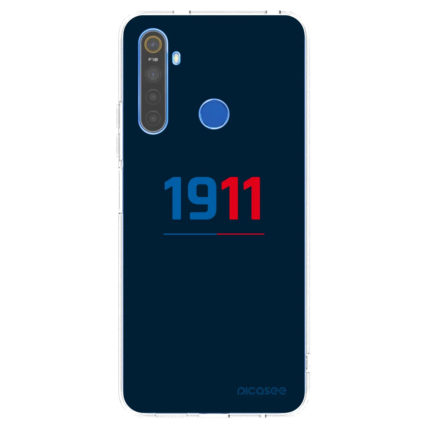 Silikonový průhledný obal pro Realme 5 - FC Viktoria Plzeň D