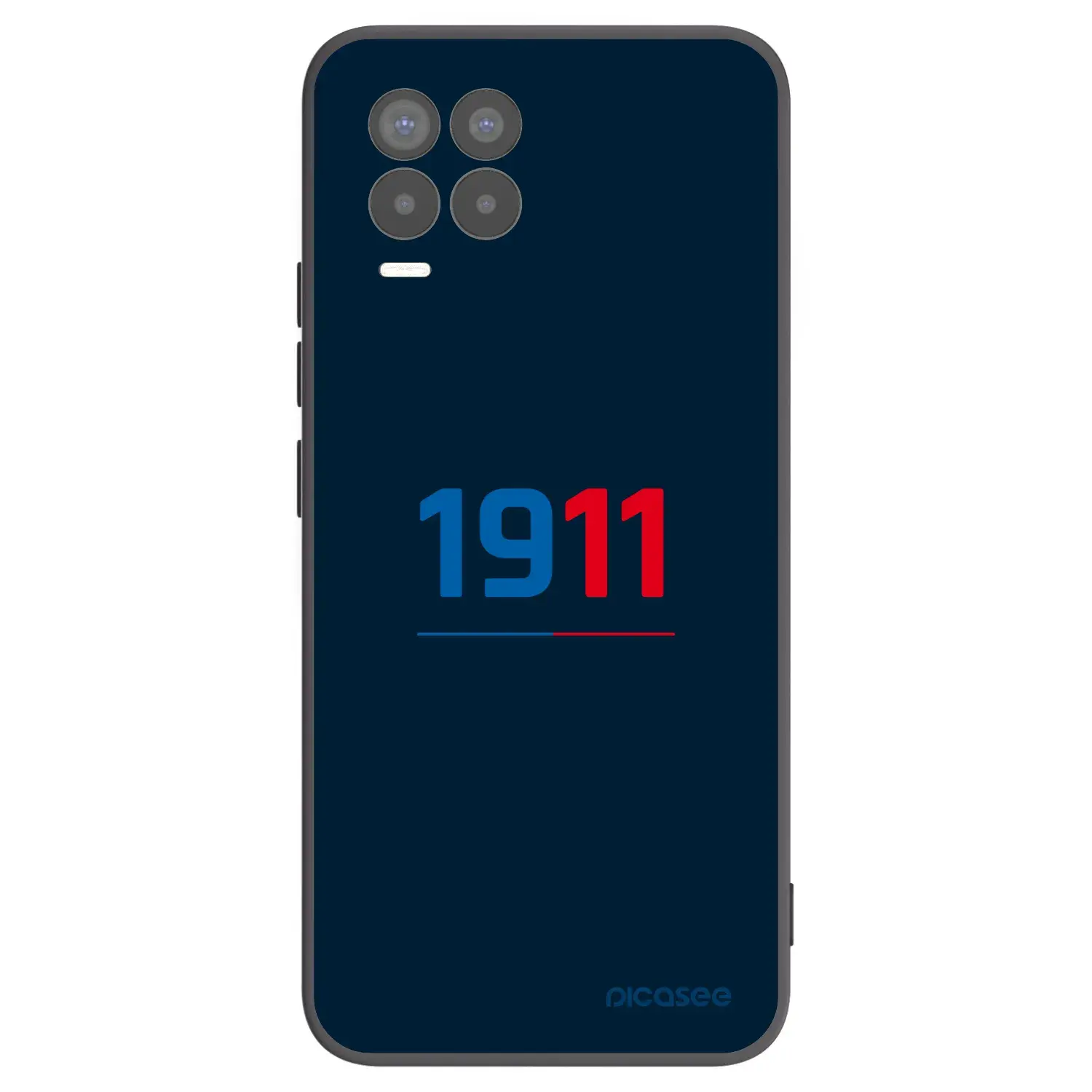 Silikonový černý obal pro Realme 8 Pro - FC Viktoria Plzeň D