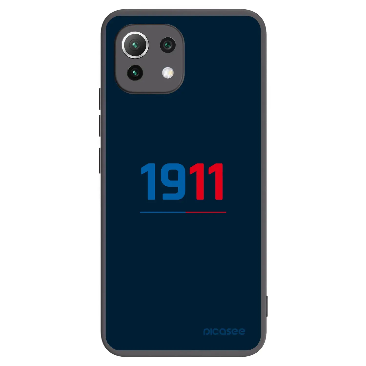 Silikonový černý obal pro Xiaomi 11 Lite 5G NE - FC Viktoria Plzeň D