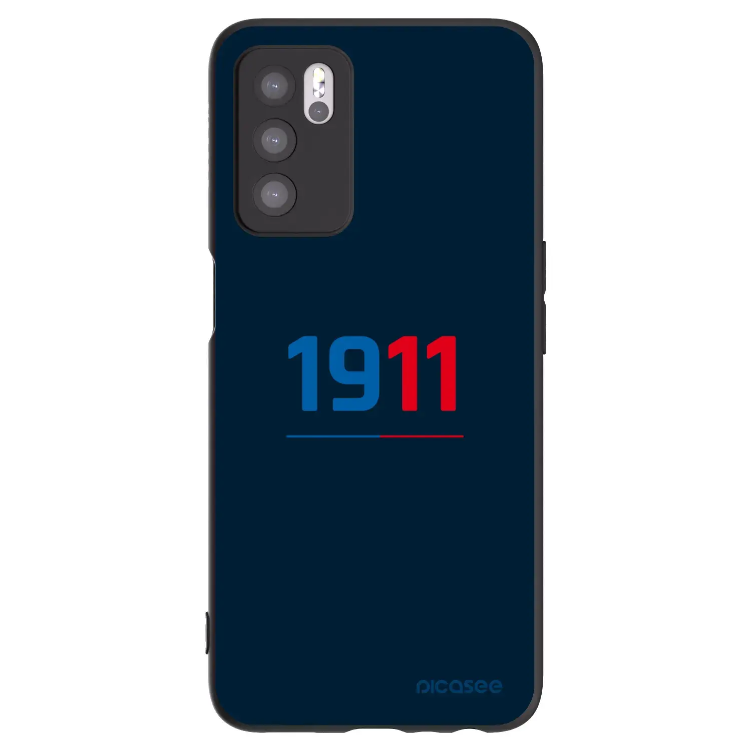 Silikonový černý obal pro OPPO A16s - FC Viktoria Plzeň D