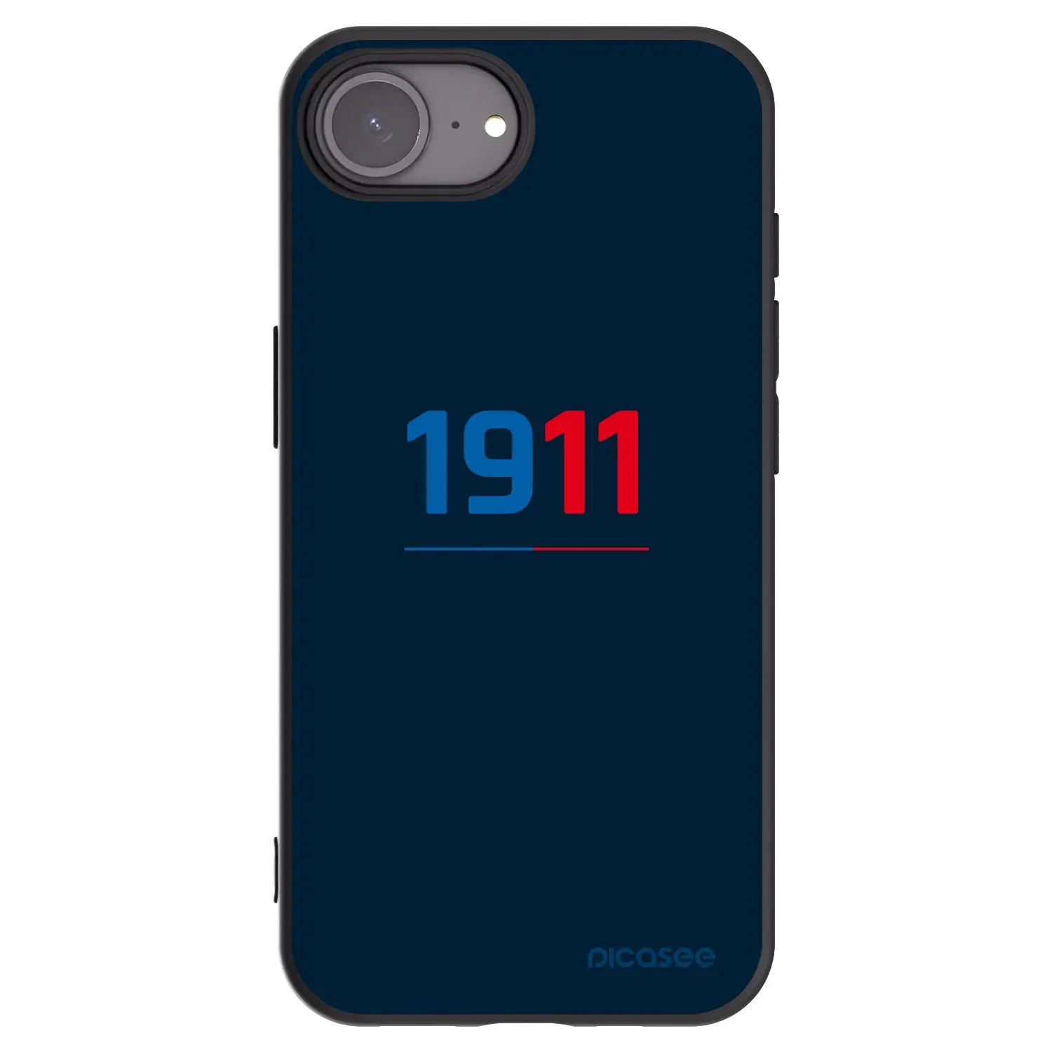 Silikonový černý obal pro Apple iPhone 17e - FC Viktoria Plzeň D