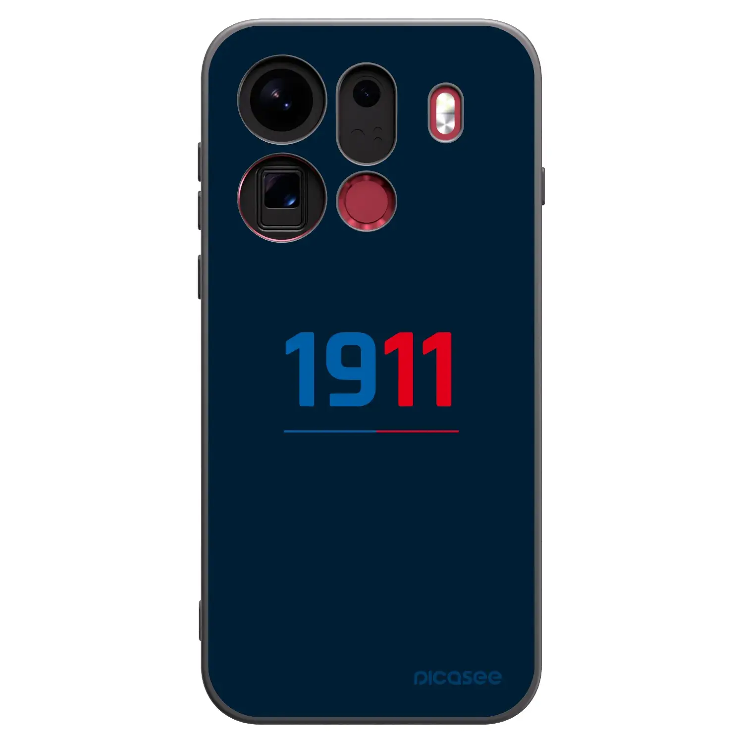 Silikonový černý obal pro OPPO Find X9 Pro - FC Viktoria Plzeň D