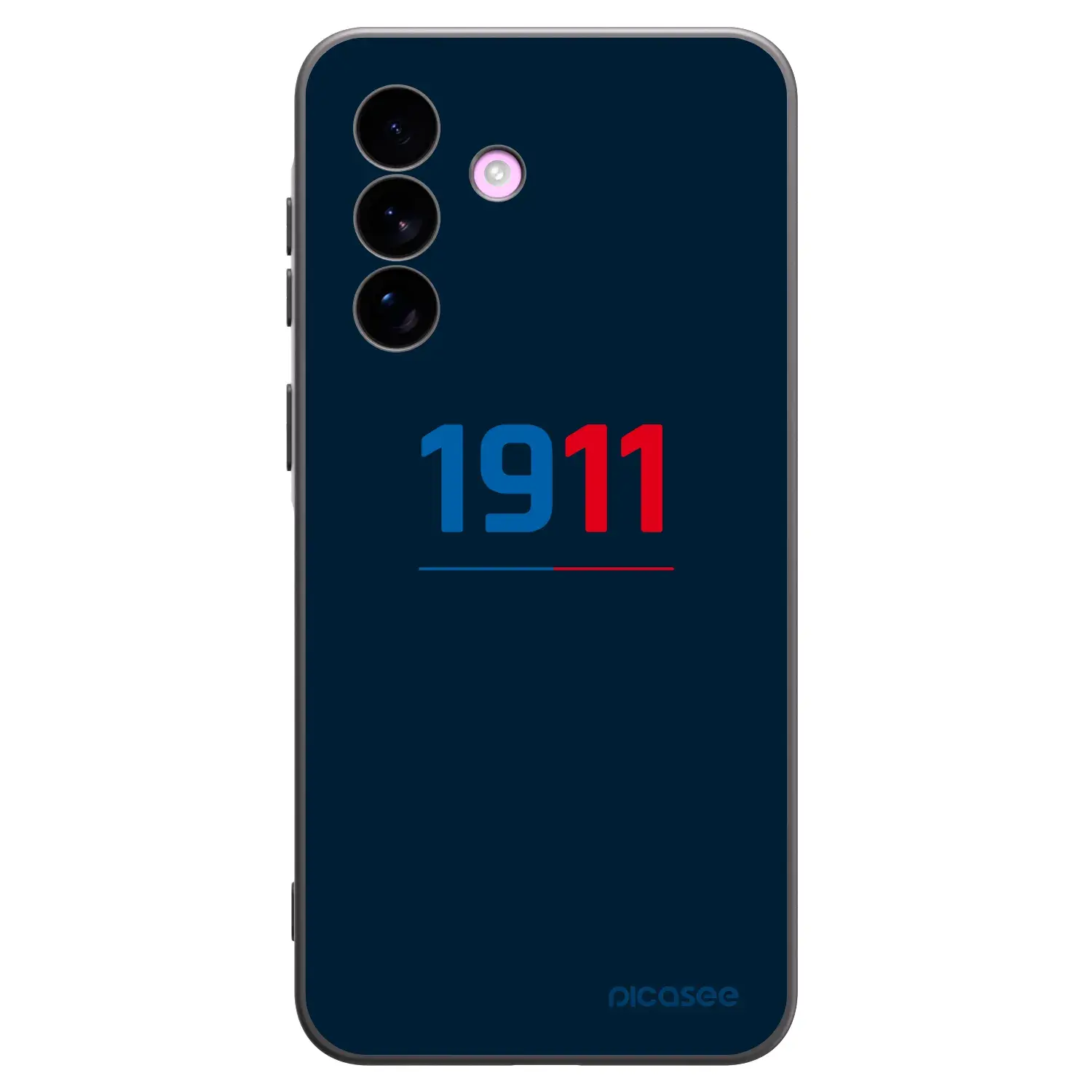Silikonový černý obal pro Samsung Galaxy A57 5G - FC Viktoria Plzeň D