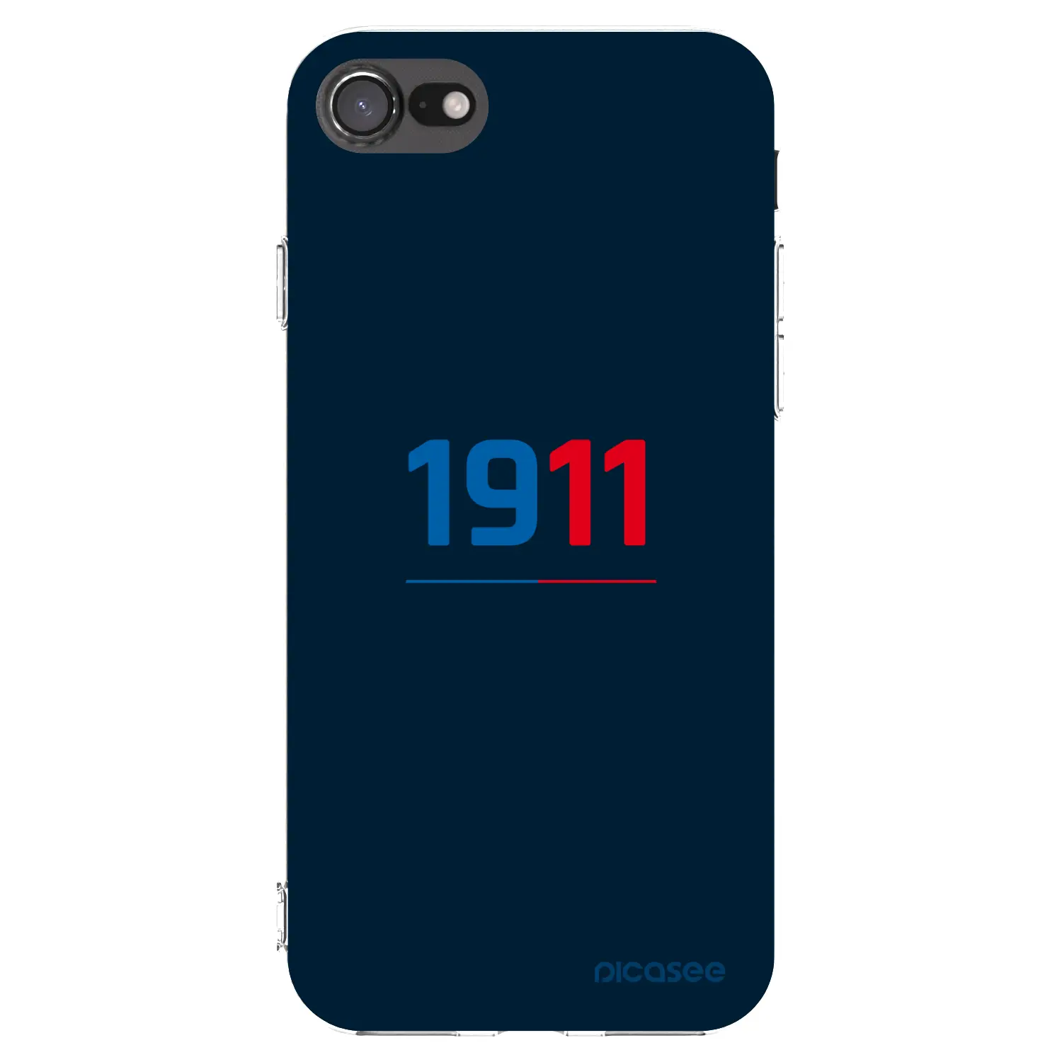Silikonový průhledný obal pro Apple iPhone SE 2020 - FC Viktoria Plzeň D