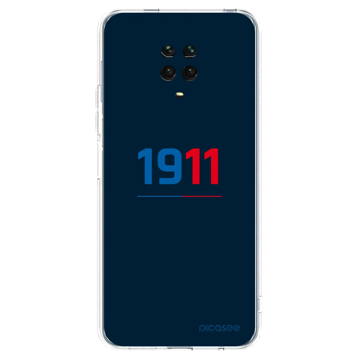 Silikonový průhledný obal pro Xiaomi Redmi Note 9S - FC Viktoria Plzeň D