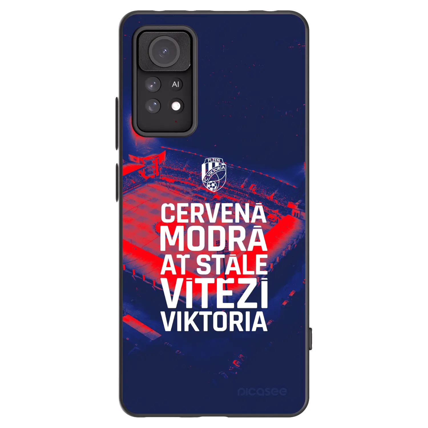 Silikonový černý obal pro Xiaomi Redmi Note 11 Pro 5G - FC Viktoria Plzeň E