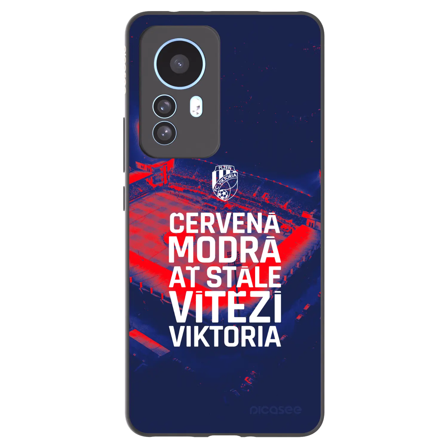 Silikonový černý obal pro Xiaomi 12T Pro - FC Viktoria Plzeň E