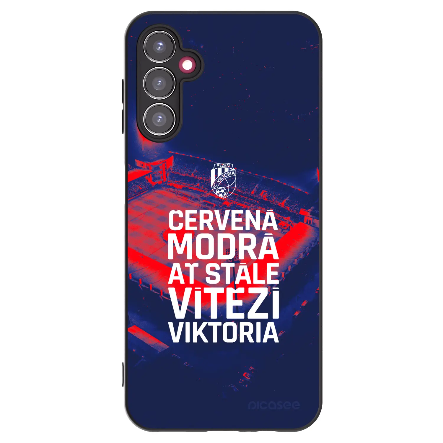 Silikonový černý obal pro Samsung Galaxy A14 5G A146P - FC Viktoria Plzeň E