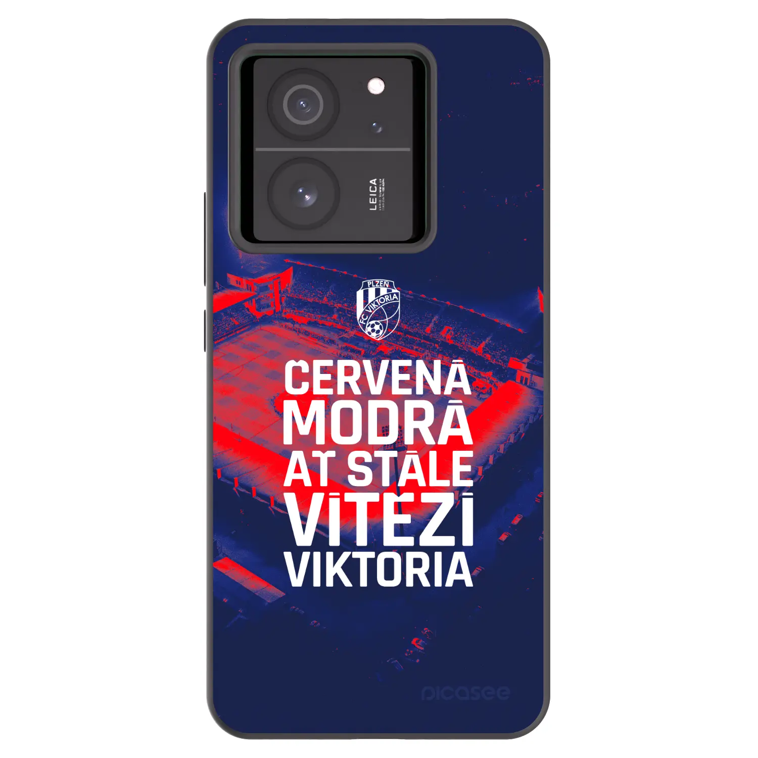Silikonový černý obal pro Xiaomi 13T Pro - FC Viktoria Plzeň E