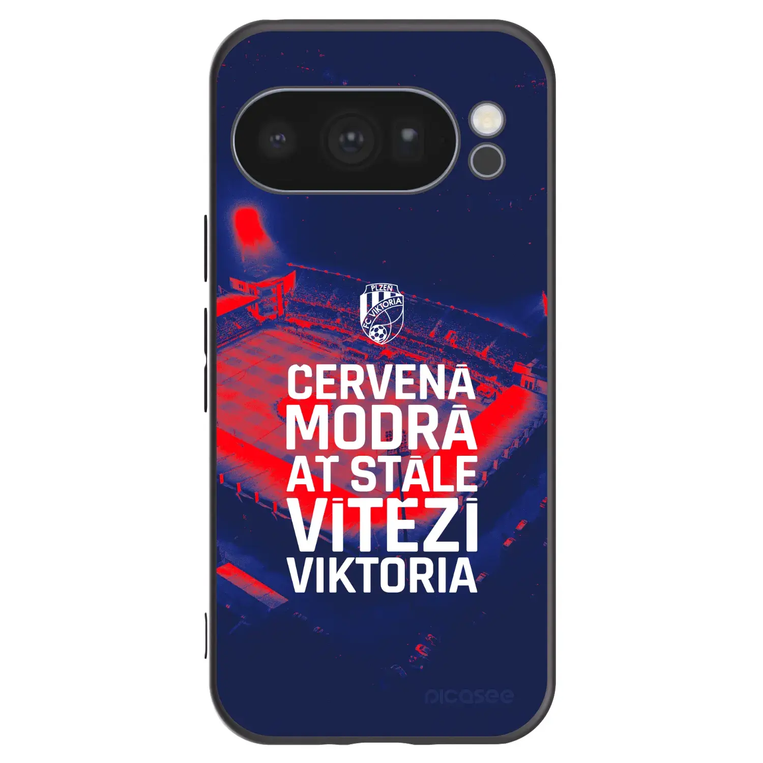 Silikonový černý obal pro Google Pixel 10 Pro - FC Viktoria Plzeň E