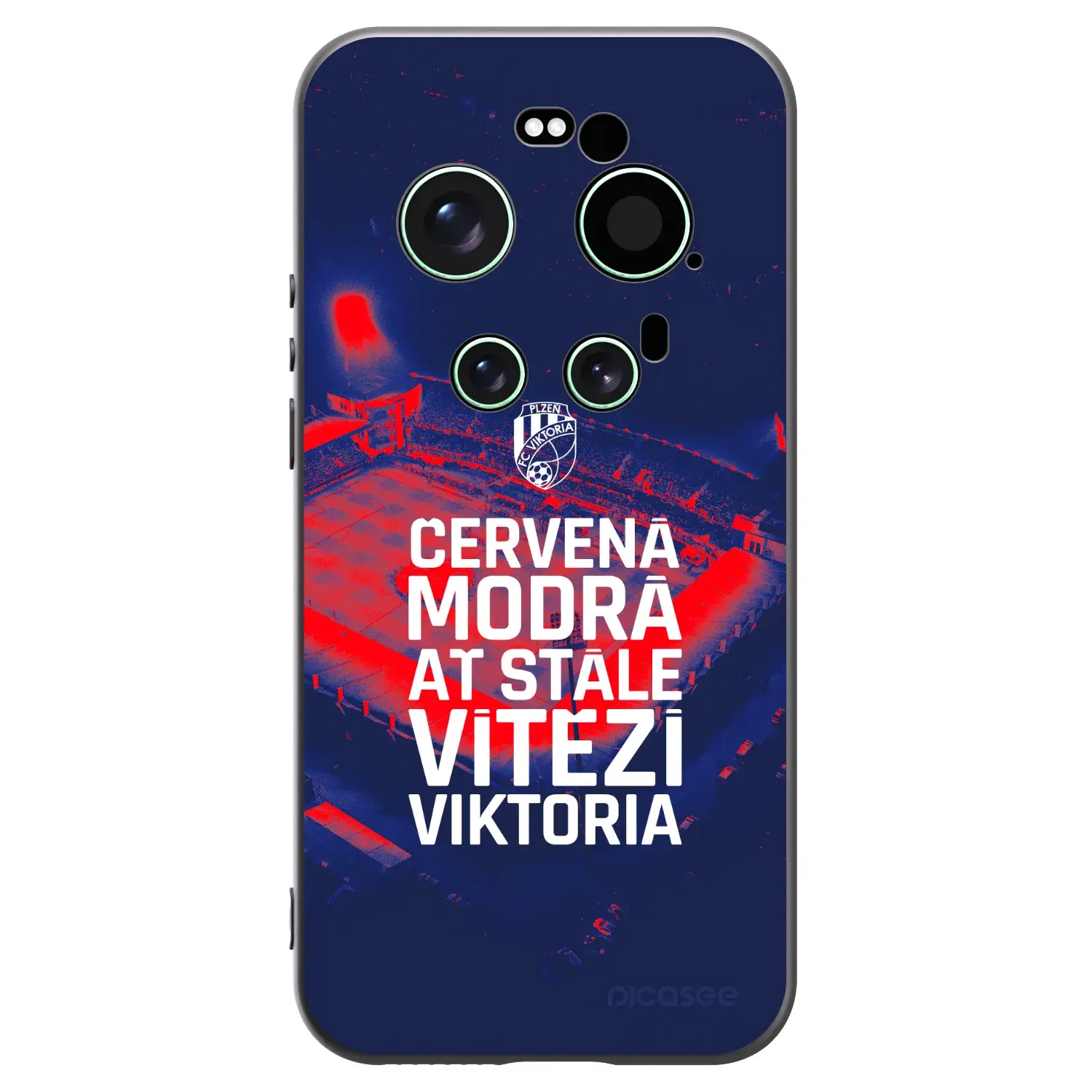 Silikonový černý obal pro Xiaomi 17 Ultra - FC Viktoria Plzeň E