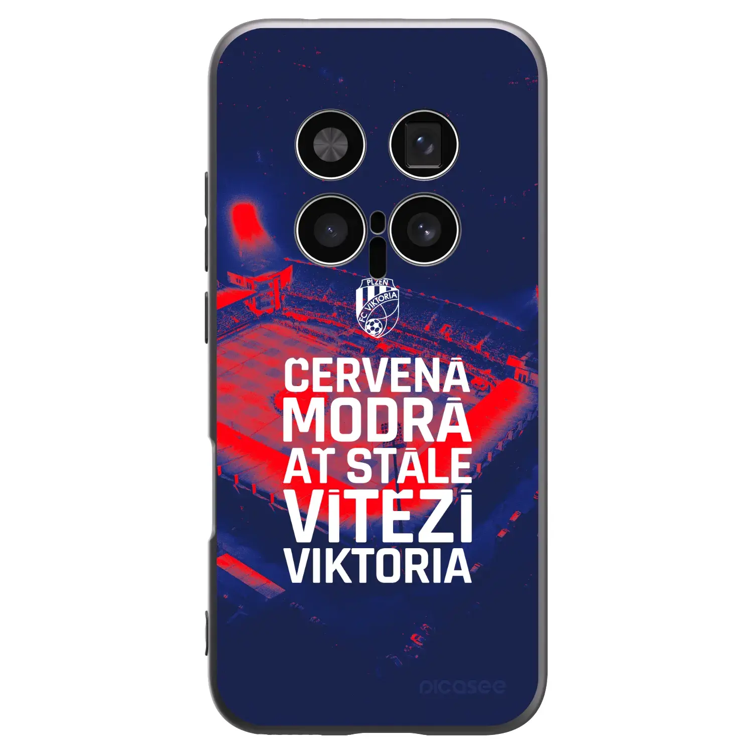 Silikonový černý obal pro Honor Magic8 Pro 5G - FC Viktoria Plzeň E