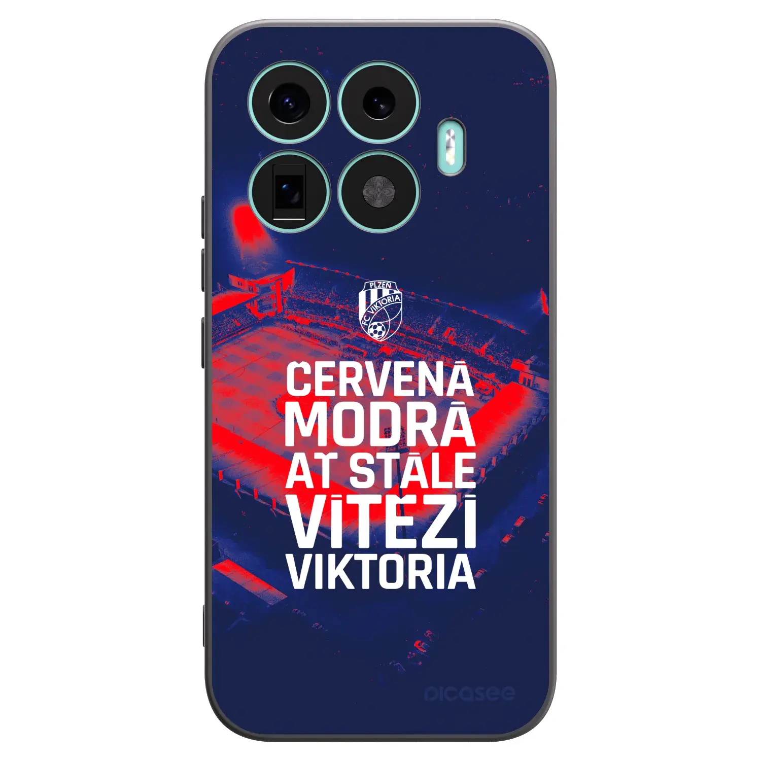 Silikonový černý obal pro Xiaomi 17T - FC Viktoria Plzeň E