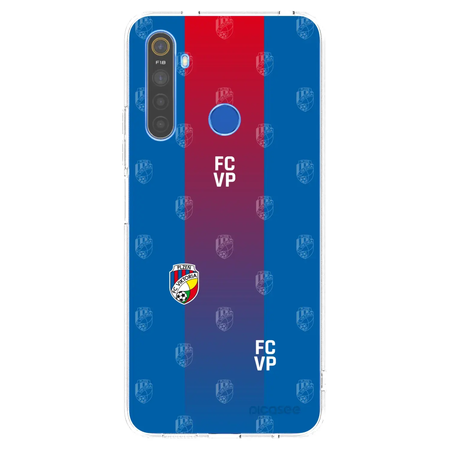 Silikonový průhledný obal pro Realme 5 - FC Viktoria Plzeň F