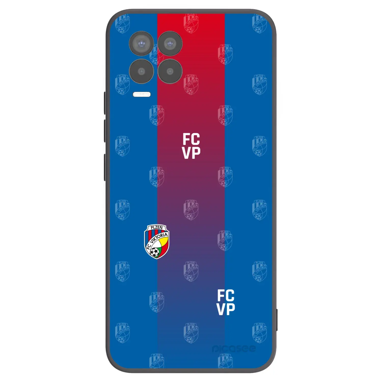 Silikonový černý obal pro Realme 8 Pro - FC Viktoria Plzeň F
