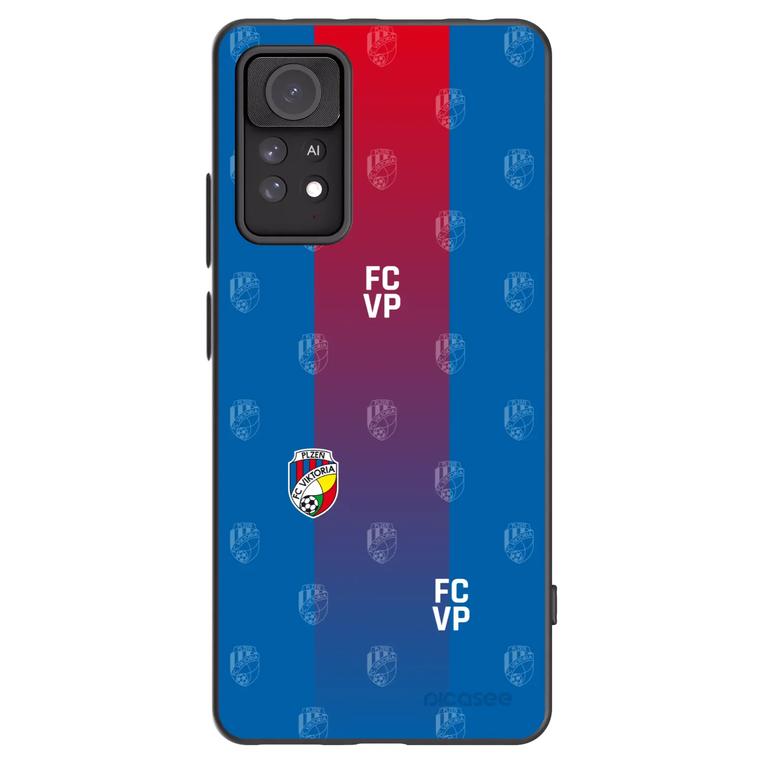 Silikonový černý obal pro Xiaomi Redmi Note 11 Pro 5G - FC Viktoria Plzeň F