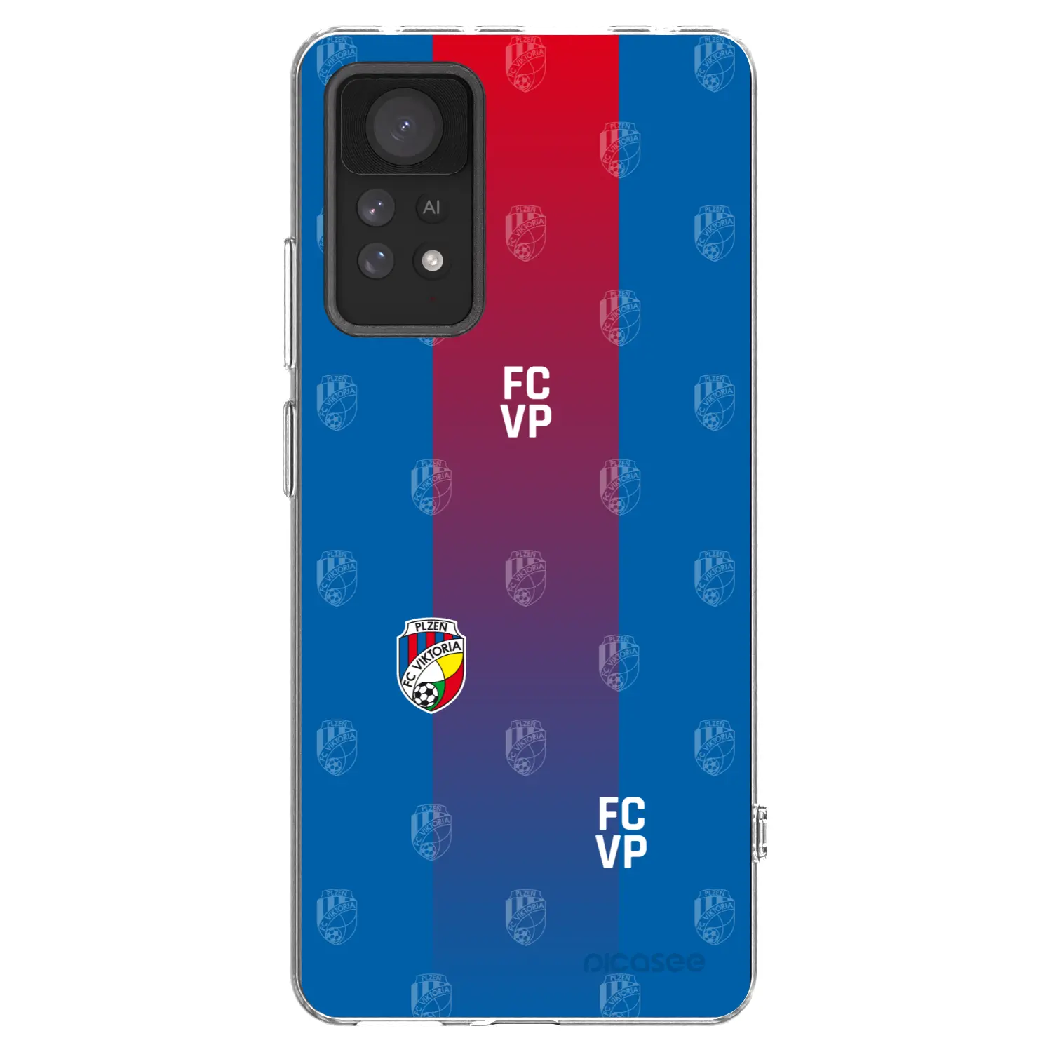 Silikonový průhledný obal pro Xiaomi Redmi Note 11 Pro 5G - FC Viktoria Plzeň F