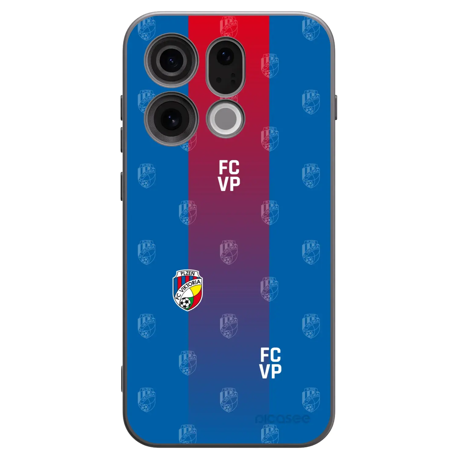 Silikonový černý obal pro OPPO Find X9 - FC Viktoria Plzeň F