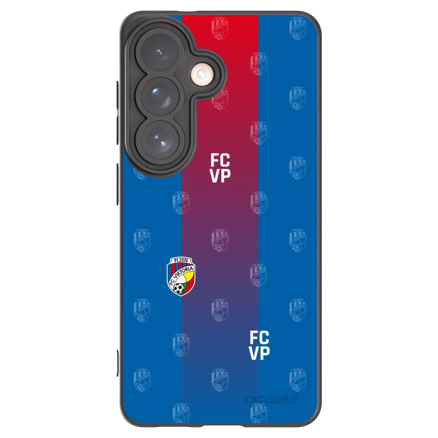 Silikonový černý obal pro Samsung Galaxy S26 - FC Viktoria Plzeň F