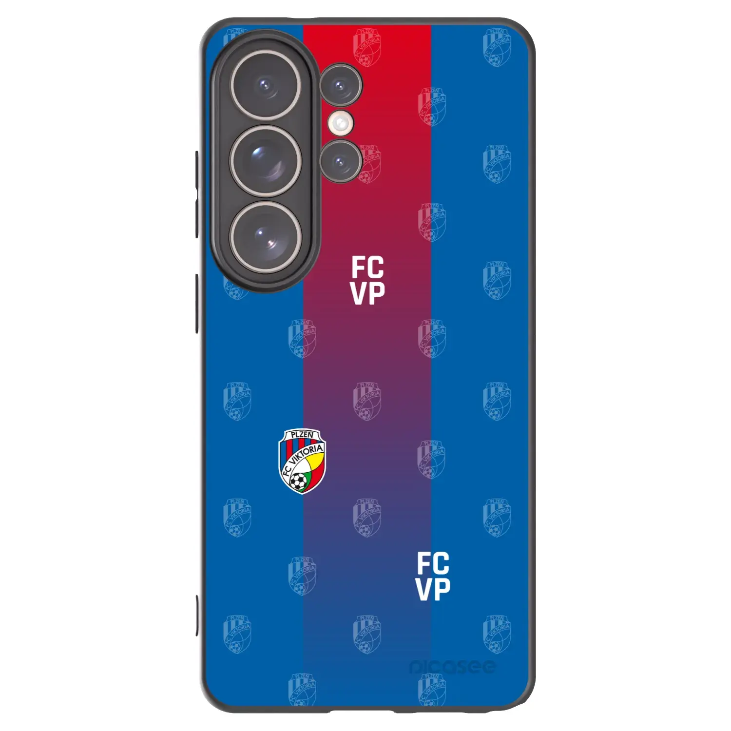 Silikonový černý obal pro Samsung Galaxy S26 Ultra - FC Viktoria Plzeň F