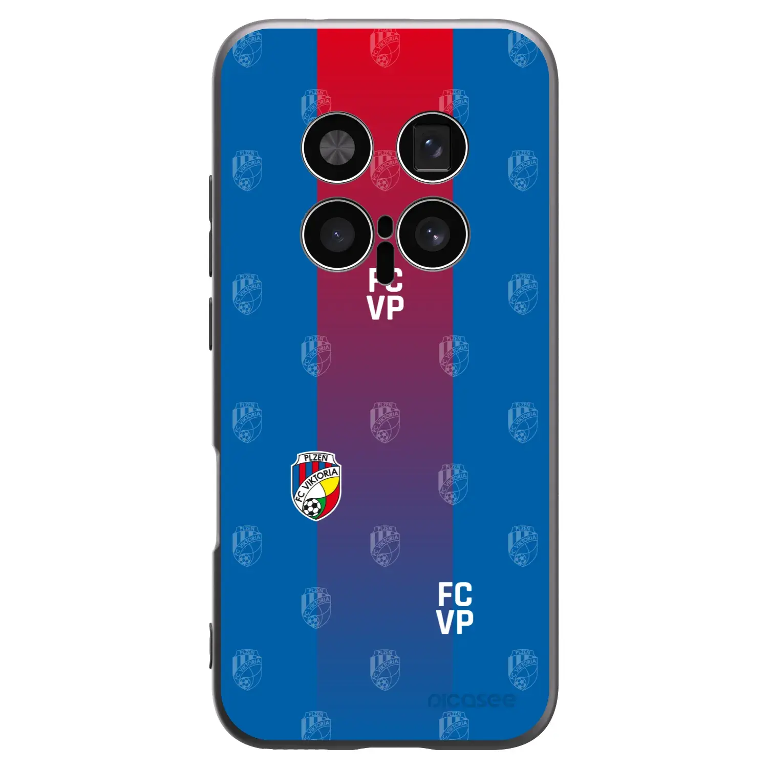 Silikonový černý obal pro Honor Magic8 Pro 5G - FC Viktoria Plzeň F