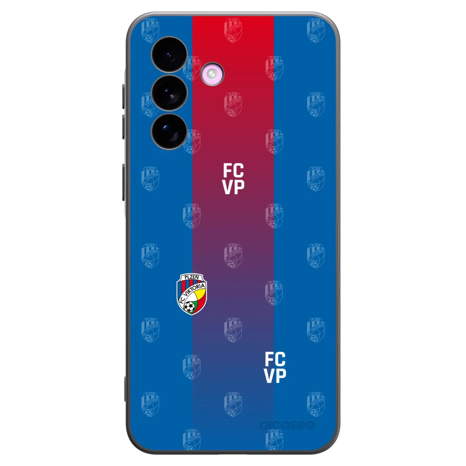 Silikonový černý obal pro Samsung Galaxy A57 5G - FC Viktoria Plzeň F