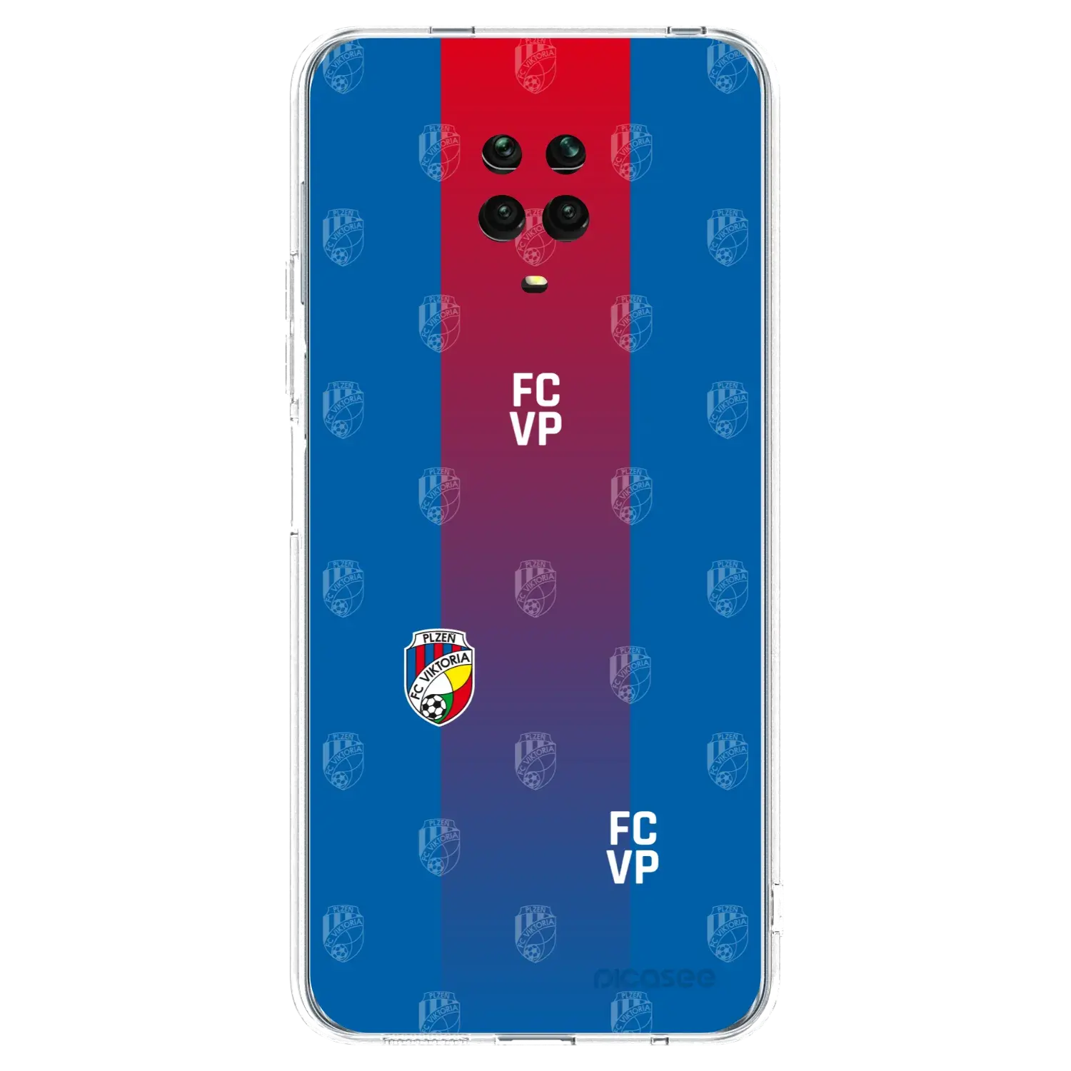 Silikonový průhledný obal pro Xiaomi Redmi Note 9S - FC Viktoria Plzeň F