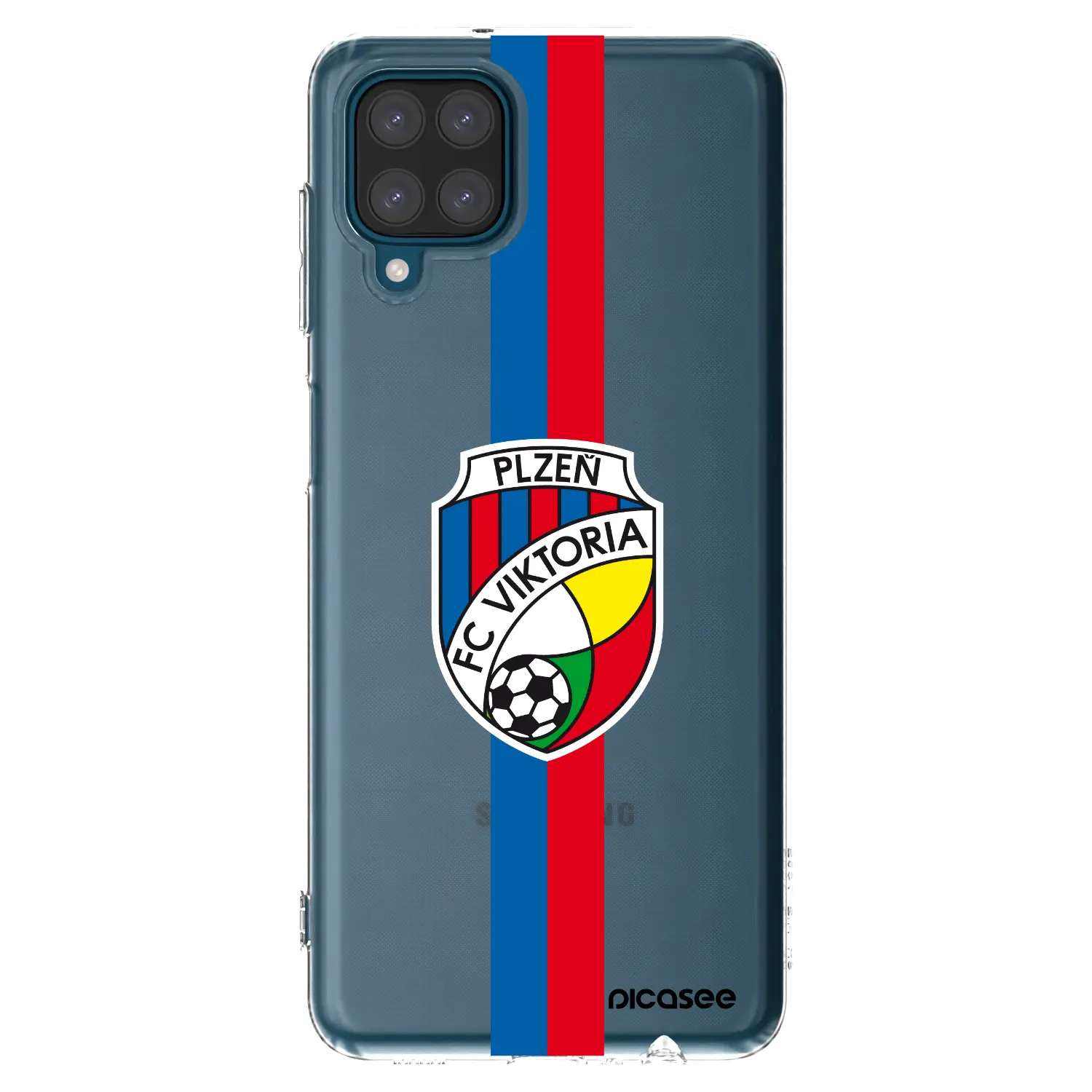 Silikonový průhledný obal pro Samsung Galaxy A12 A125F - FC Viktoria Plzeň H