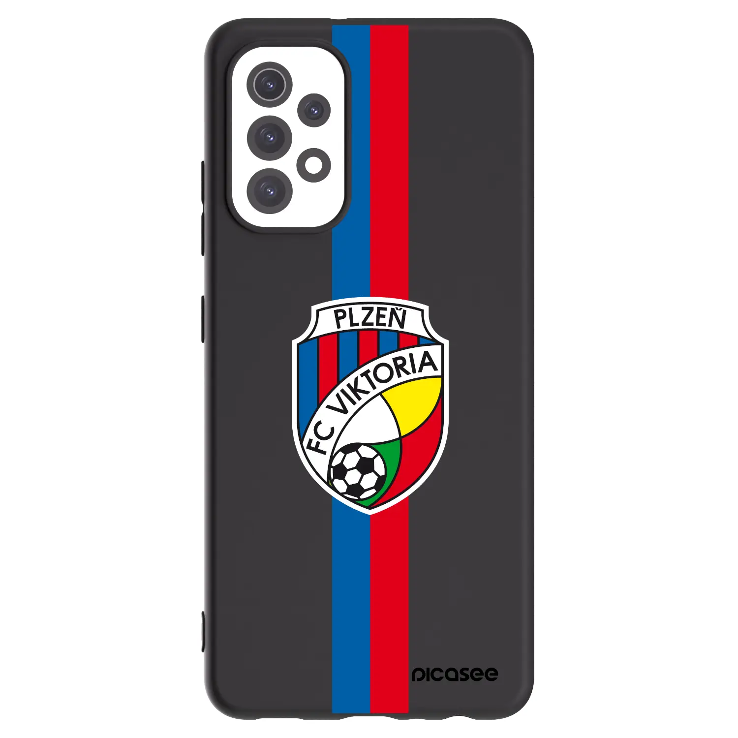 Silikonový černý obal pro Samsung Galaxy A32 5G A326B - FC Viktoria Plzeň H