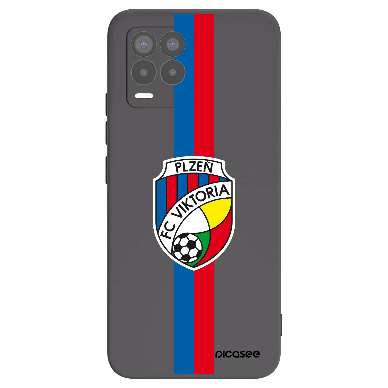 Silikonový černý obal pro Realme 8 Pro - FC Viktoria Plzeň H
