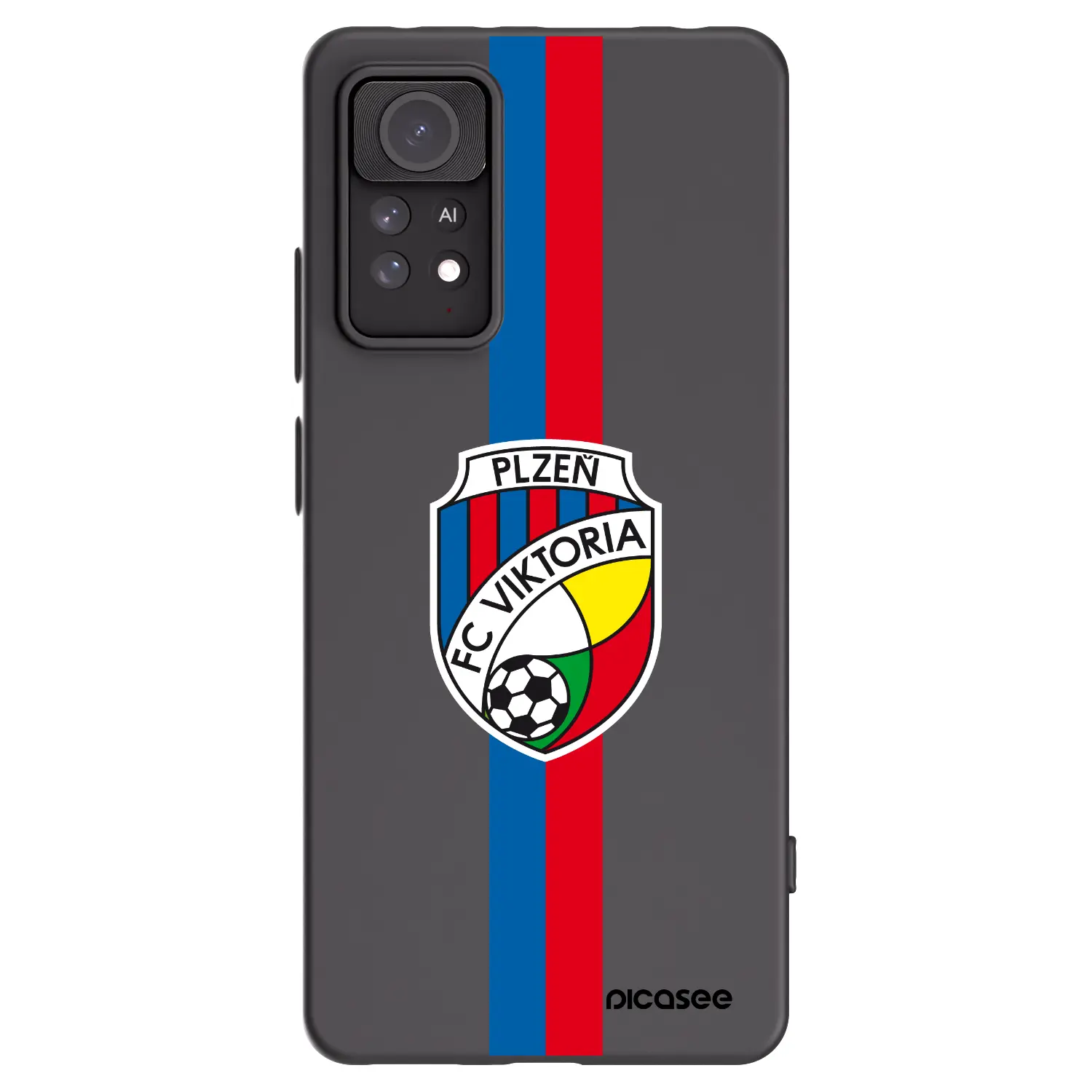 Silikonový černý obal pro Xiaomi Redmi Note 11 Pro - FC Viktoria Plzeň H
