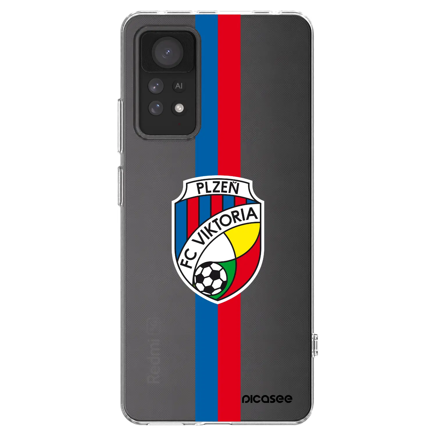 Silikonový průhledný obal pro Xiaomi Redmi Note 11 Pro 5G - FC Viktoria Plzeň H